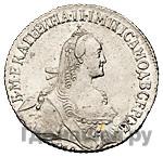 Полуполтинник 1774 года ММД СА