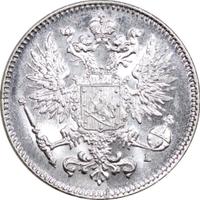 50 пенни 1911 года L Для Финляндии