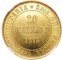 20 марок 1913 года S Для Финляндии