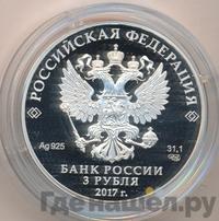 3 рубля 2017 года СПМД