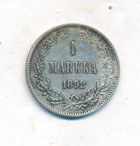 1 марка 1892 года L Для Финляндии