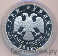 3 рубля 2009 года СПМД