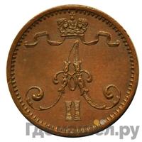 1 пенни 1874 года  Для Финляндии