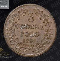 3 гроша 1831 года