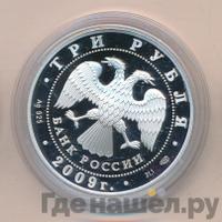 3 рубля 2009 года СПМД