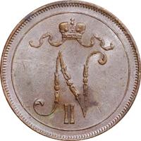 10 пенни 1915 года  Для Финляндии