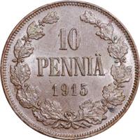 10 пенни 1915 года  Для Финляндии