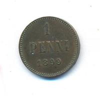 1 пенни 1899 года  Для Финляндии
