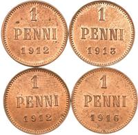 1 пенни 1912 года  Для Финляндии