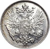 50 пенни 1911 года L Для Финляндии