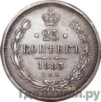 25 копеек 1883 года