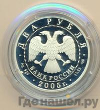 2 рубля 2005 года СПМД