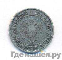 1 марка 1872 года S Для Финляндии