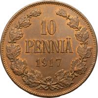 10 пенни 1917 года