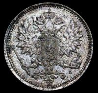 25 пенни 1891 года L Для Финляндии