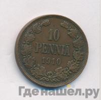 10 пенни 1910 года  Для Финляндии
