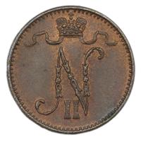 1 пенни 1907 года  Для Финляндии