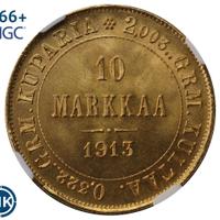 10 марок 1913 года S Для Финляндии
