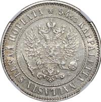 1 марка 1892 года L Для Финляндии