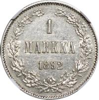 1 марка 1892 года L Для Финляндии