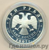 3 рубля 2007 года ММД