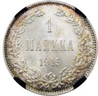 1 марка 1915 года S Для Финляндии