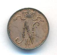 1 пенни 1895 года  Для Финляндии
