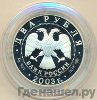 2 рубля 2003 года СПМД