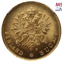 10 марок 1882 года S Для Финляндии