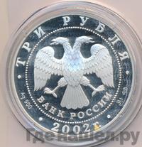 3 рубля 2002 года СПМД