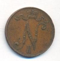 5 пенни 1897 года  Для Финляндии