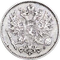 50 пенни 1908 года L Для Финляндии