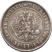 1 марка 1892 года L Для Финляндии