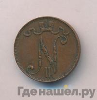 5 пенни 1910 года  Для Финляндии