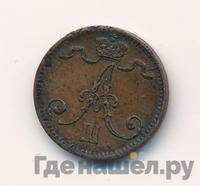 1 пенни 1884 года  Для Финляндии