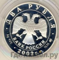 2 рубля 2002 года ММД