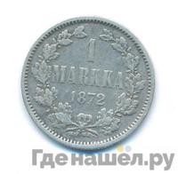 1 марка 1872 года S Для Финляндии