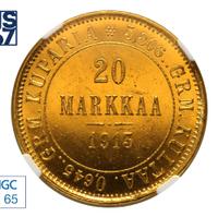 20 марок 1913 года S Для Финляндии