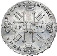 1 рубль 1728 года