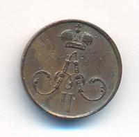 Денежка 1856 года