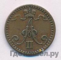 1 пенни 1870 года  Для Финляндии