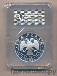 3 рубля 2004 года СПМД