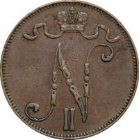 5 пенни 1905 года  Для Финляндии