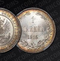 1 марка 1915 года S Для Финляндии