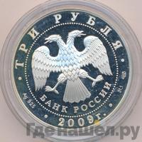 3 рубля 2009 года СПМД