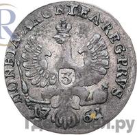 3 гроша 1761 года