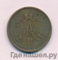 10 пенни 1876 года  Для Финляндии