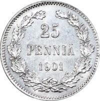 25 пенни 1901 года L Для Финляндии