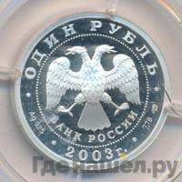 1 рубль 2003 года СПМД