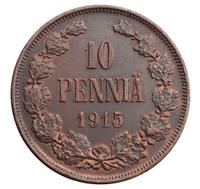 10 пенни 1915 года  Для Финляндии